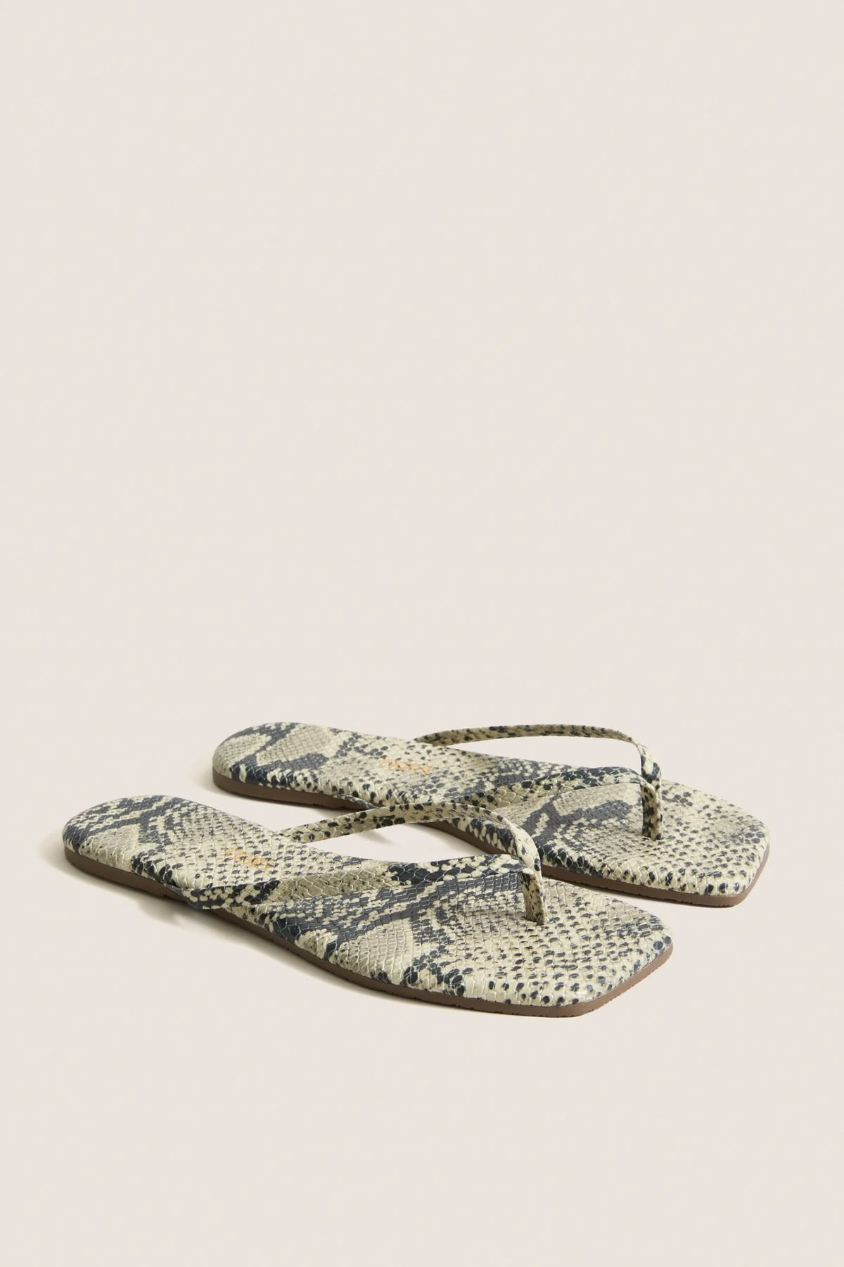 flip flops Square Toe Exotics - Sandsnake