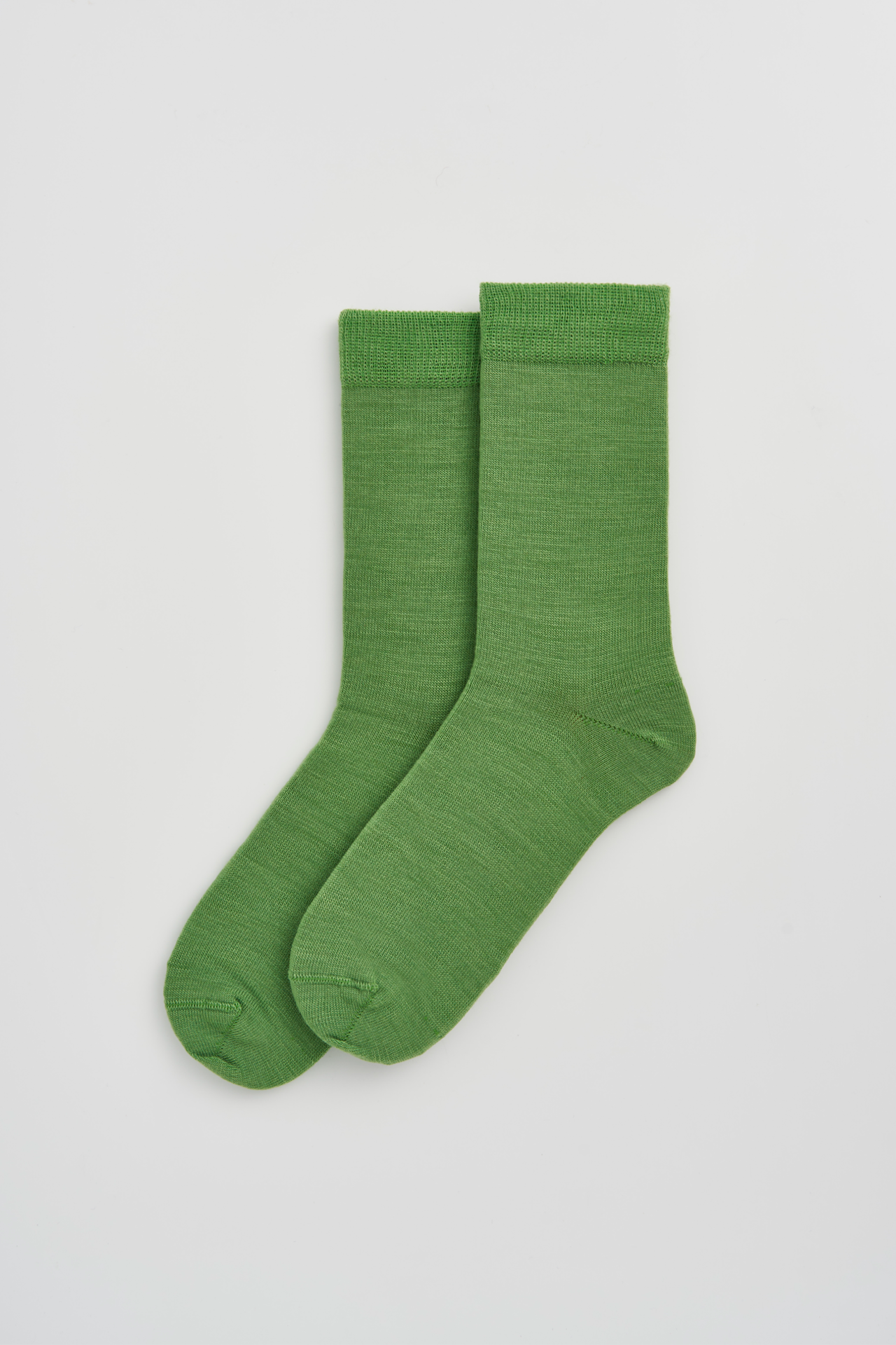 Merino Socks - Grass Green