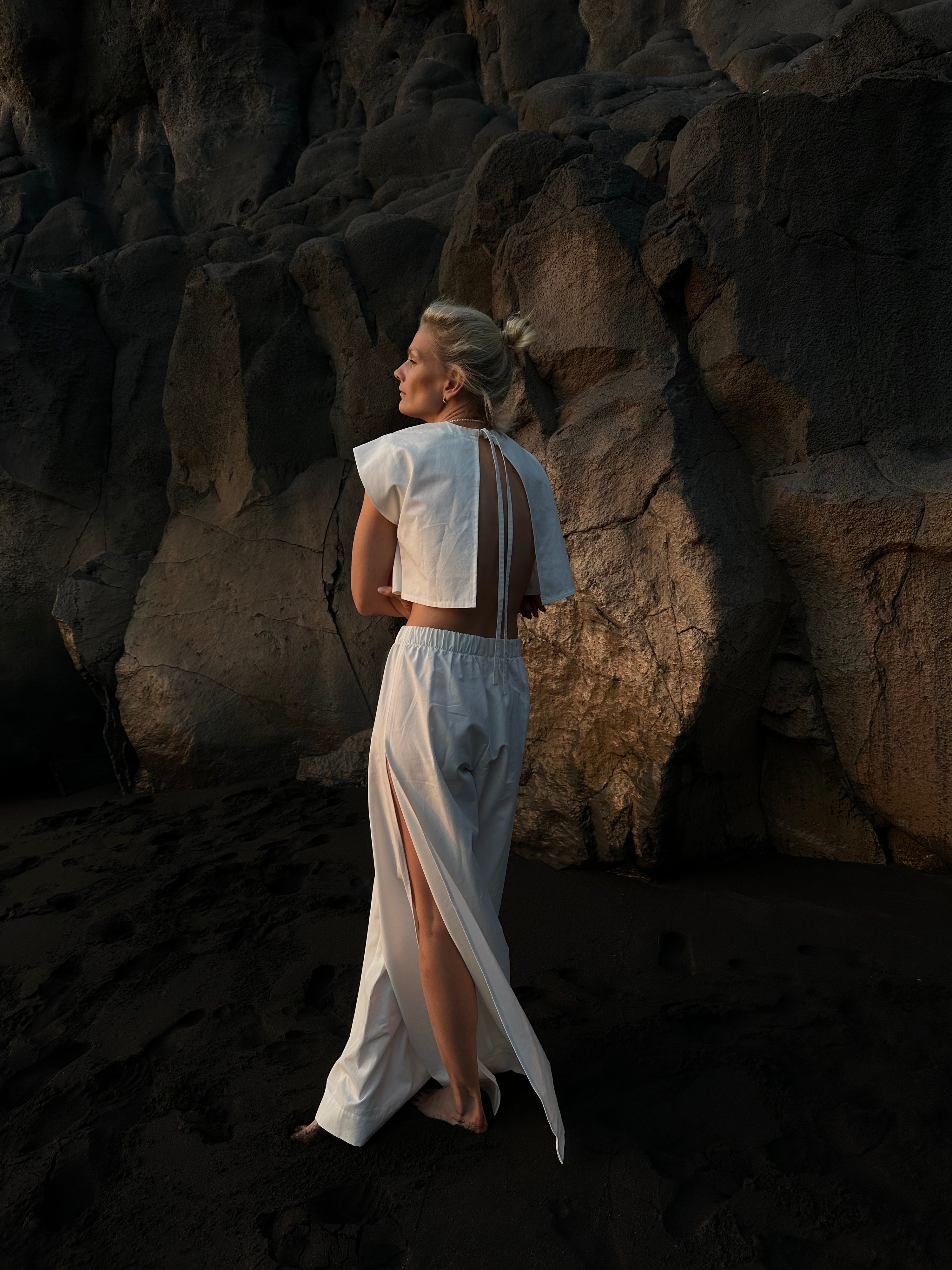 Vacanze pants with slits by Zuzana N.S.