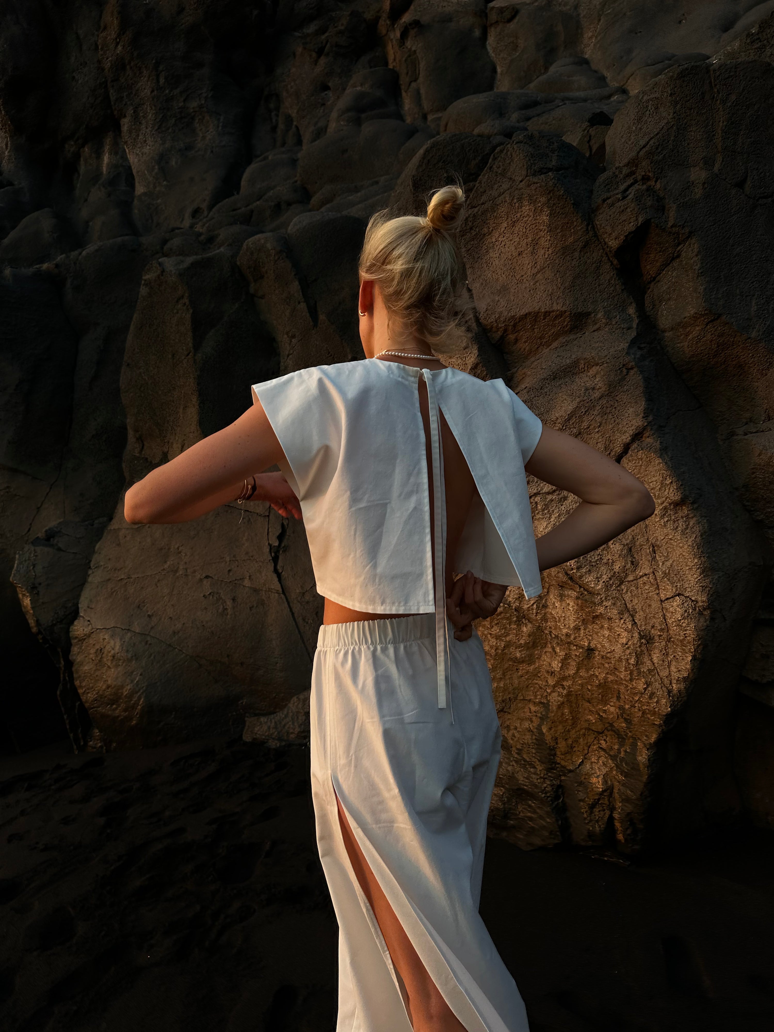 Vacanze pants with slits by Zuzana N.S.