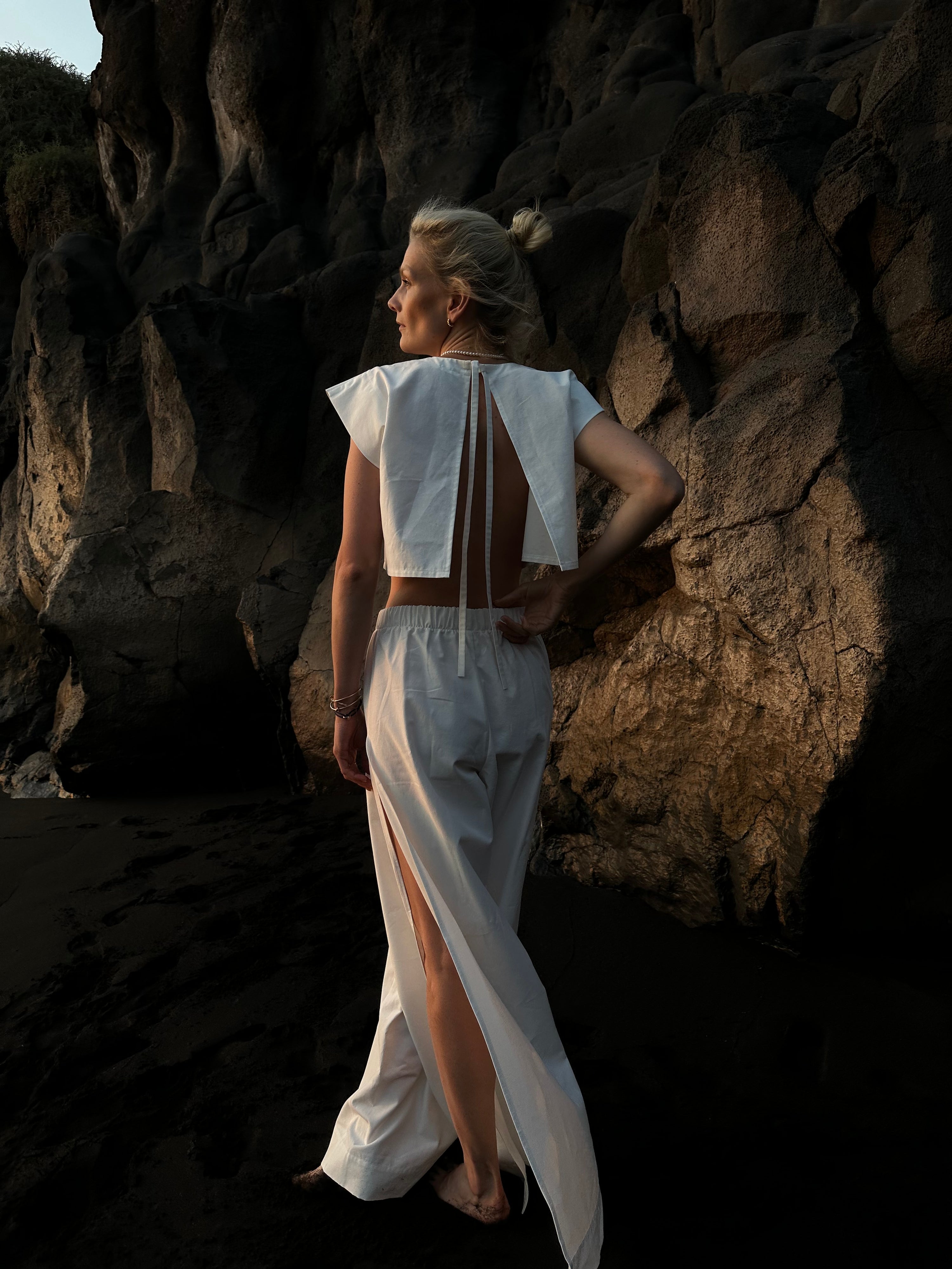 Vacanze pants with slits by Zuzana N.S.