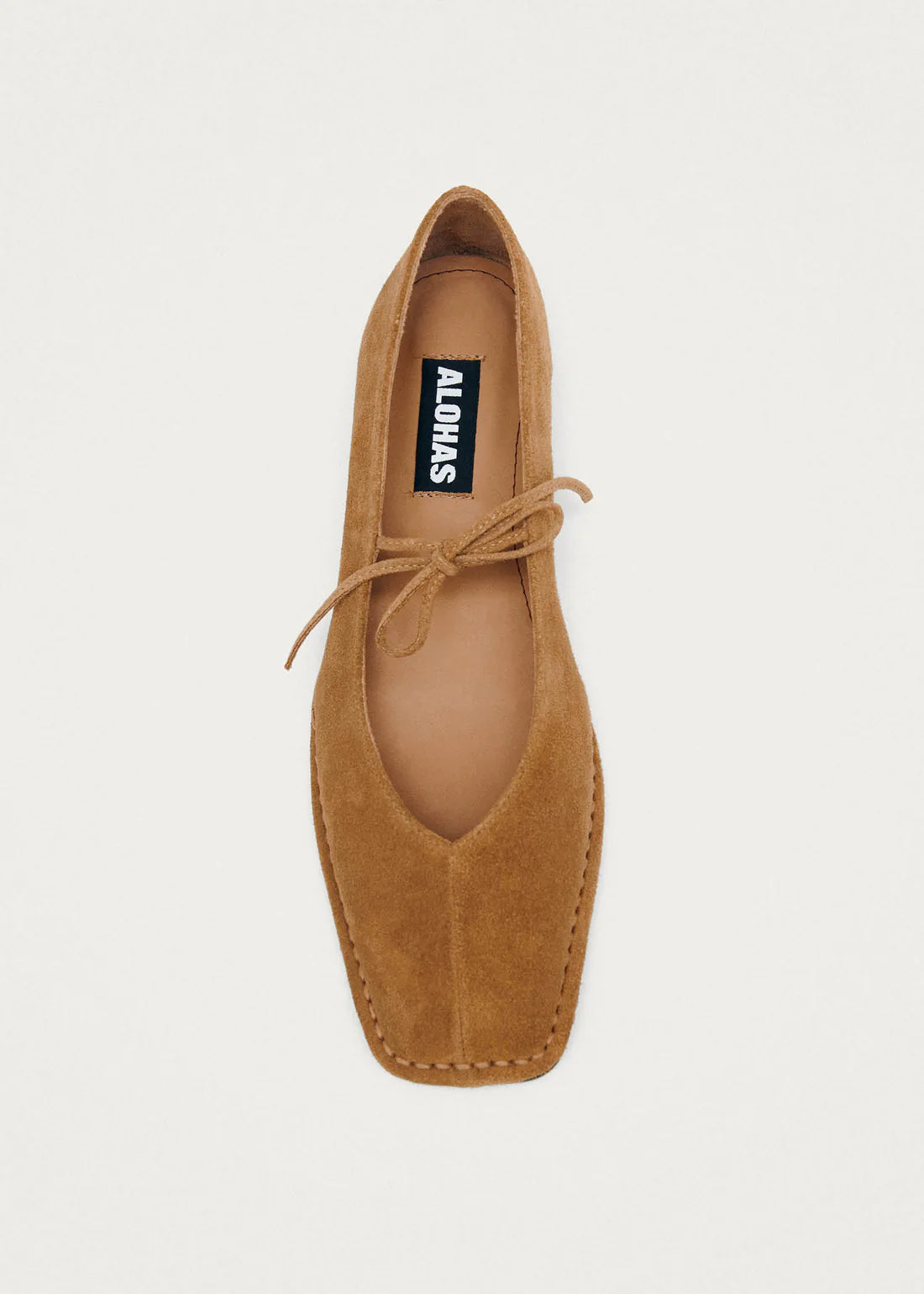 baleríny sway suede tan leather