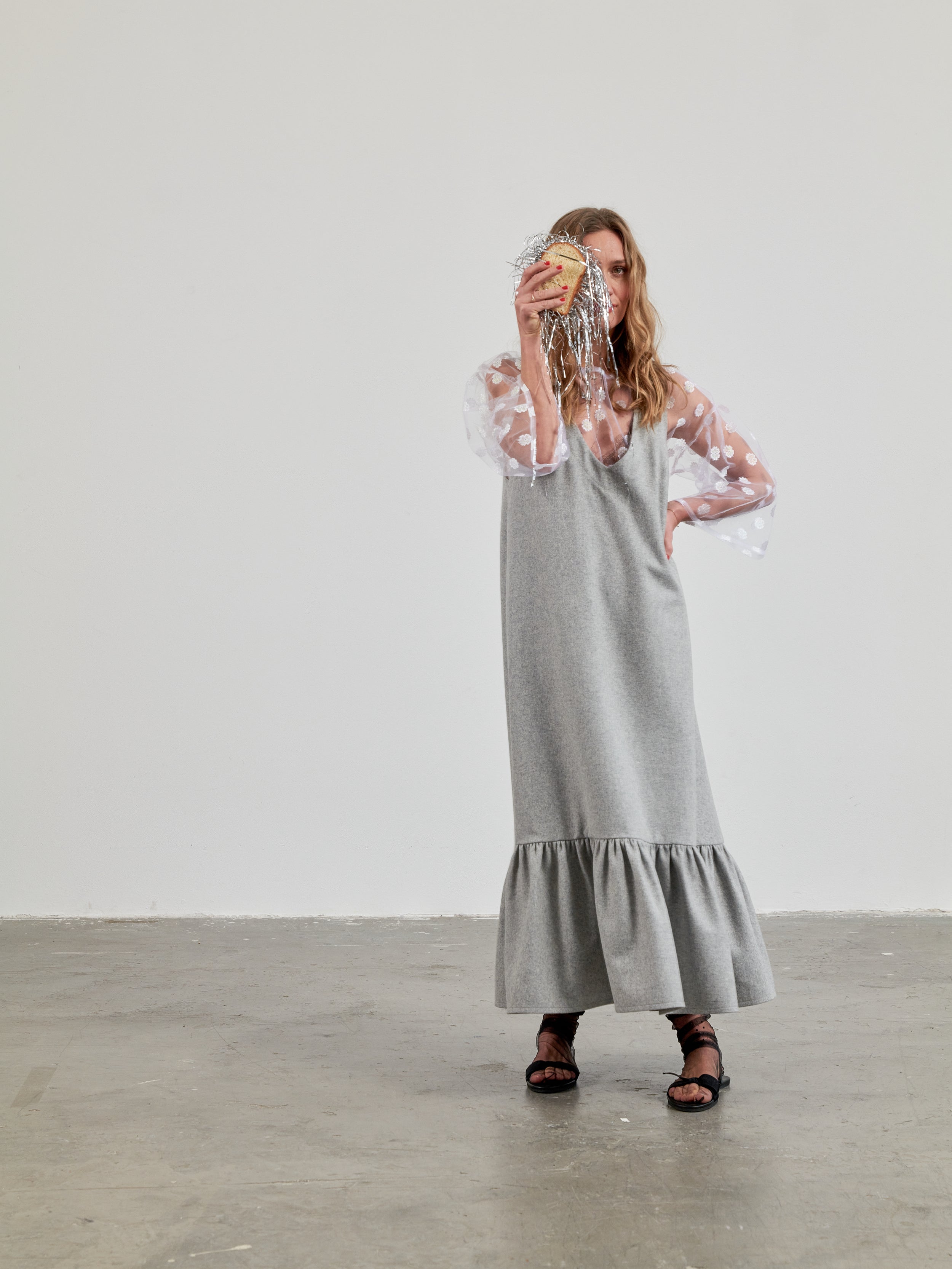 Tilda dress grey