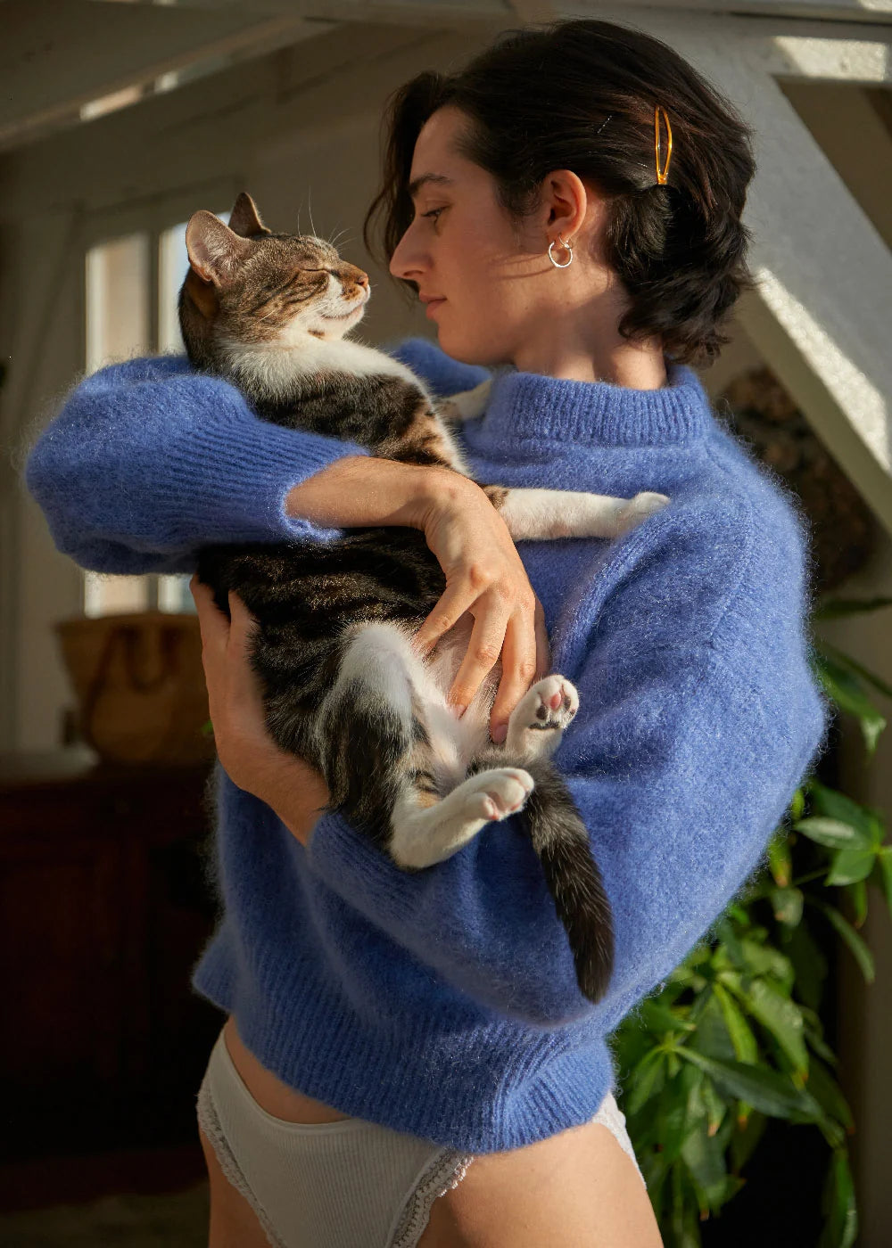 Jane bluette mohair sweater 
