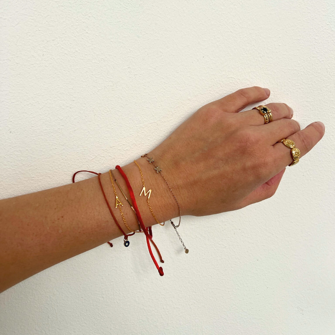 wm alphabet bracelet