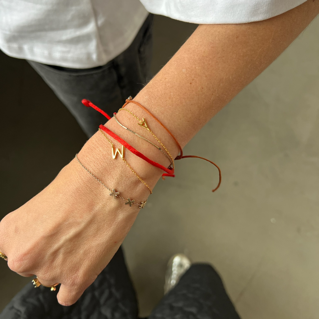 wm alphabet bracelet