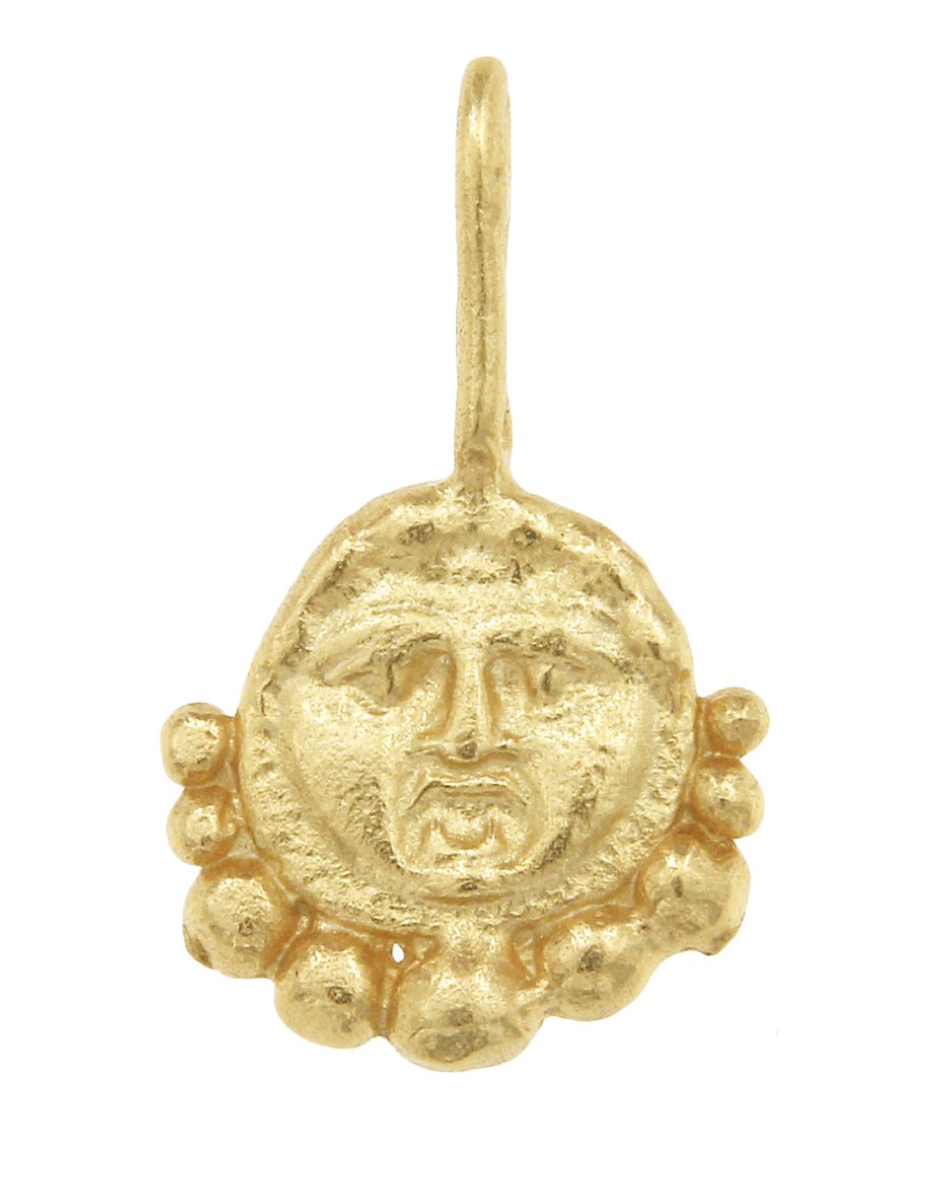 Gorgon Protection amulet 24k vermeil 